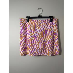Jude Connally Geometric Print Skirt Size M